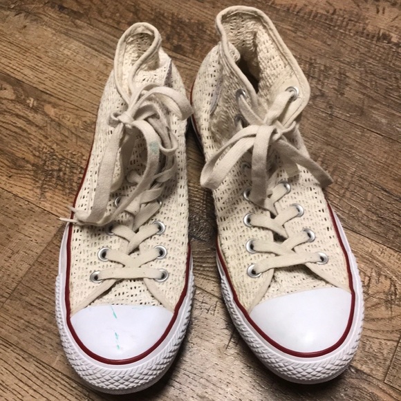 Converse Chuck Taylor All Star Crochet Hi Tops 10 - Picture 3 of 8